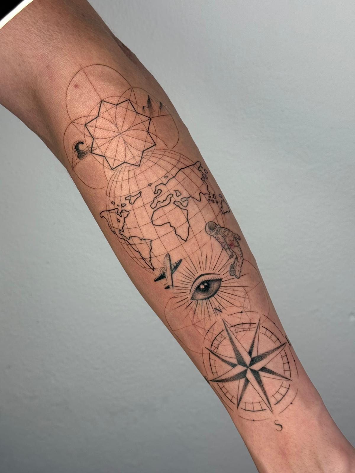 Conceptual and Abstract Tattoo