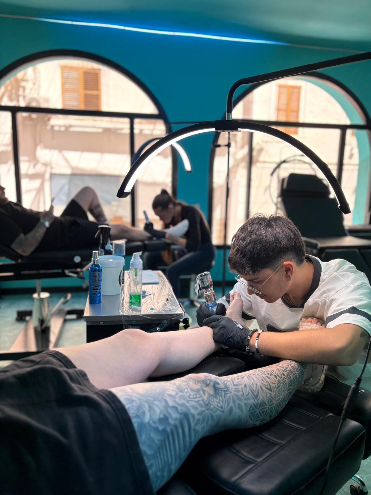Minimalist tattoo San Antonio studio