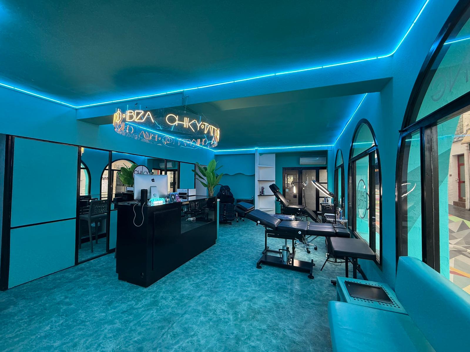 Inside Chiky Tattoo San Antonio studio
