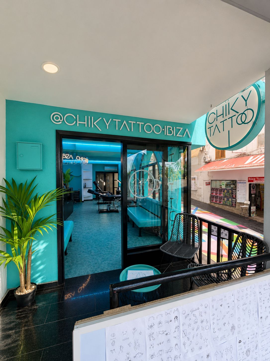 Terrace at Chiky Tattoo San Antonio