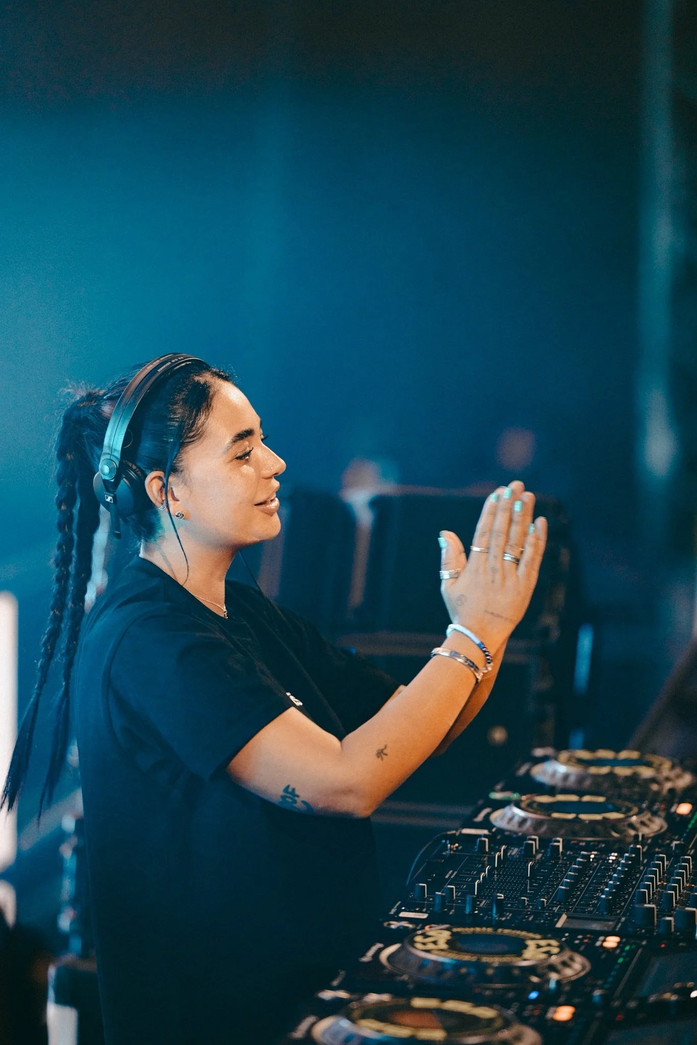 Portrait of Hannah Laing, Scottish DJ and producer